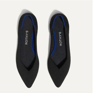 Rothys The Point Black ballet Flats Sz 8
